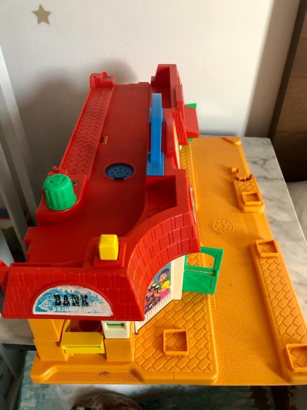 Fisher Price Little People Main Street House Village Mail #2500 Vintage 1986 - Picture 14 of 16